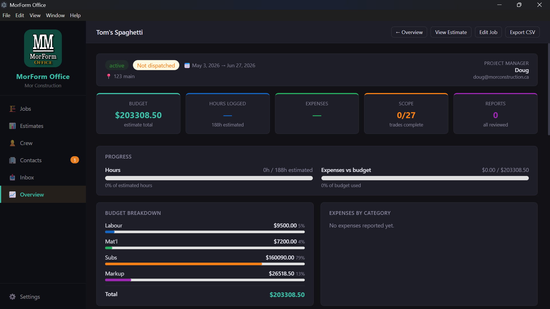 Job Dashboard